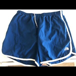 Blue North face flight series Running Shorts
